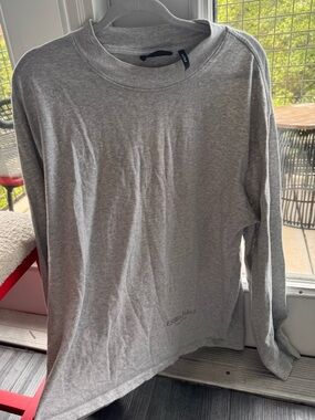 Fear of God ESSENTIALS Men's Gray Cotton Long Sleeve T-Shirt Size L
